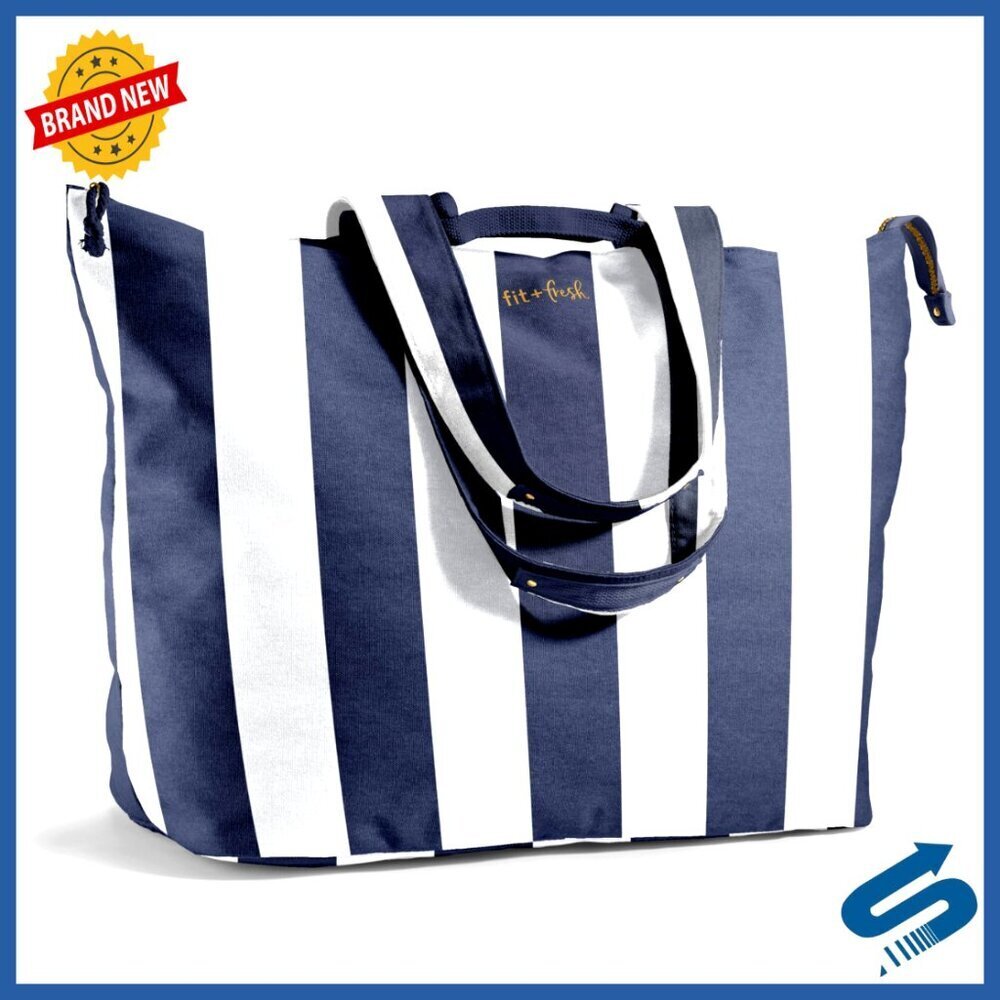 Oversized Travel Tote Water Resistant Canvas Large Beach Bag Utility